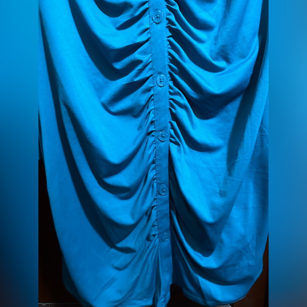 Almost Famous Button Up Dress - Picture 4 of 5